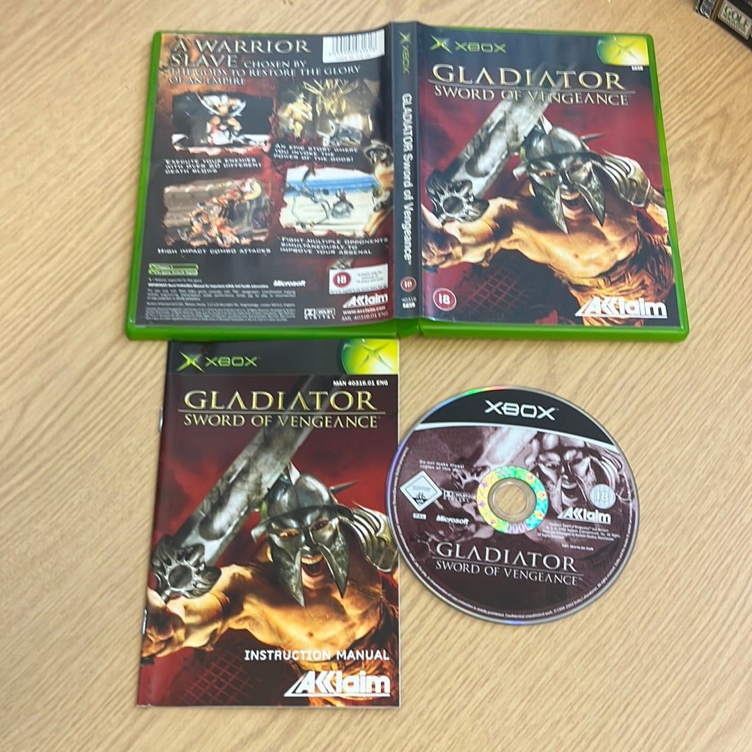 Gladiator: Sword of Vengeance original Xbox game Gladiator: Sword of Vengeance original Xbox game